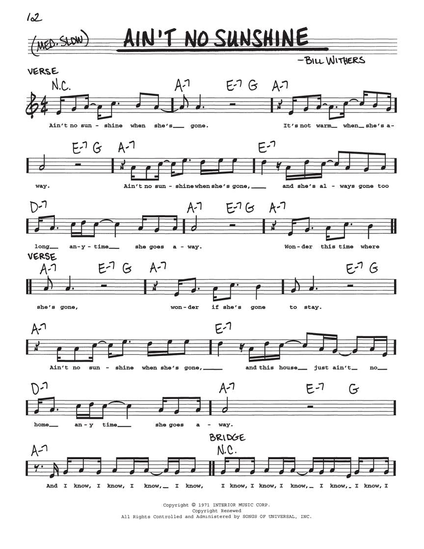 Real Rock Book Volume 1 - C Instruments (200 Songs)