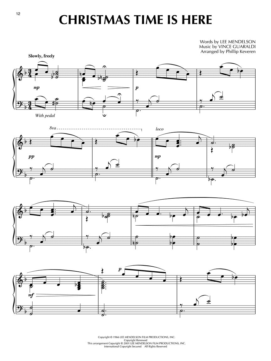 爵士圣诞 - Keveren 钢琴独奏曲集(17 首圣诞金曲)