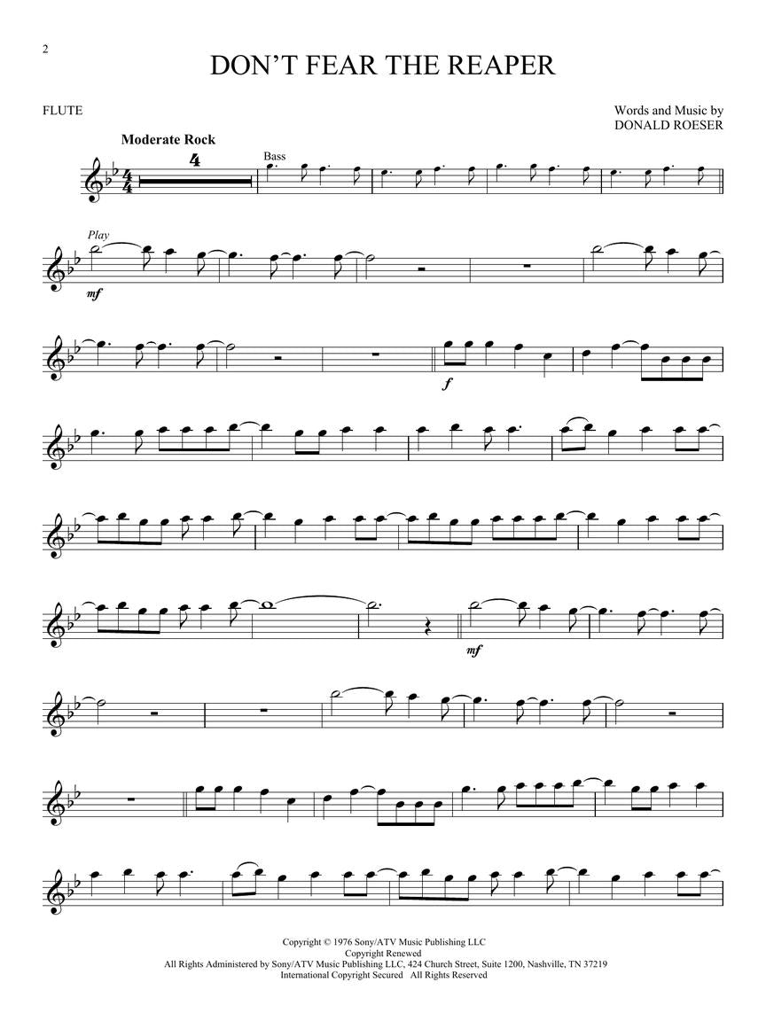 Classic Rock For Flute Play Along Book/Ola