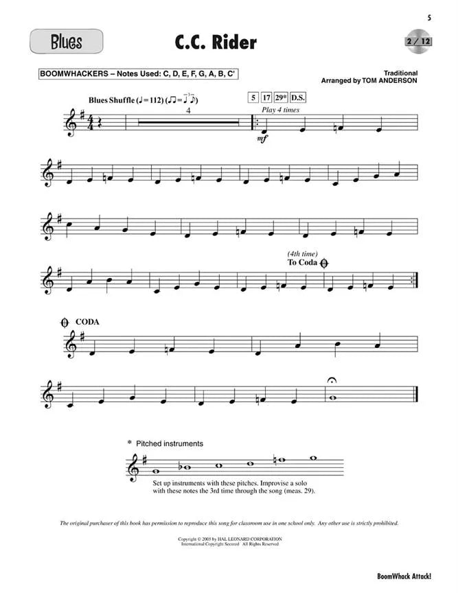 Boomwhack Attack 书籍/在线音频