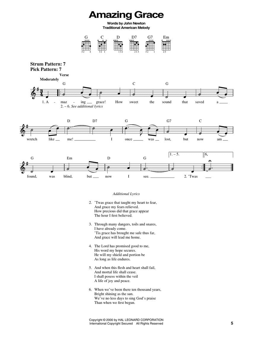 The Gospel Songs Book For Easy Guitar (100 Songs)