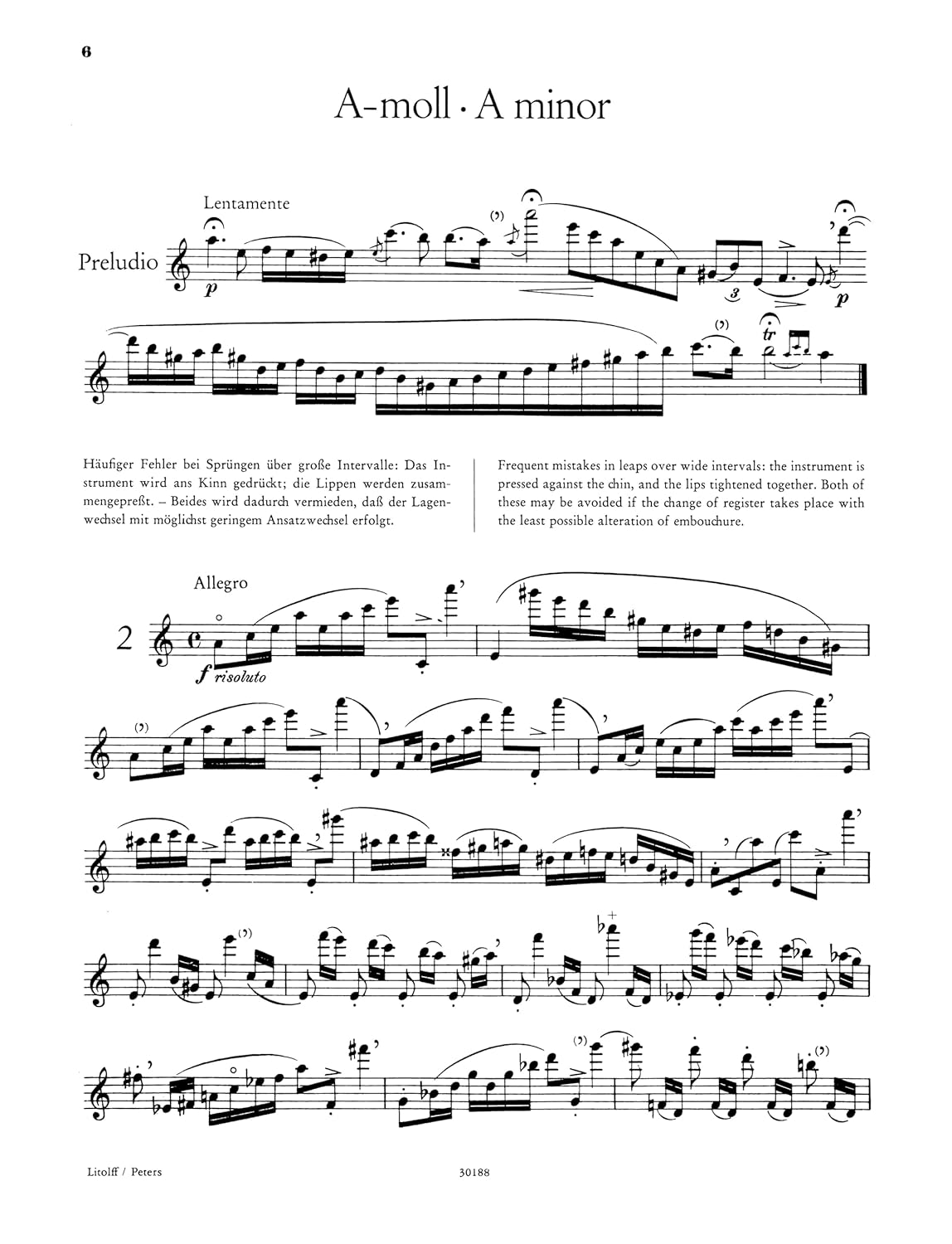 安东·伯恩哈德·富尔斯泰瑙 - 长笛练习曲26首 作品107 第一册