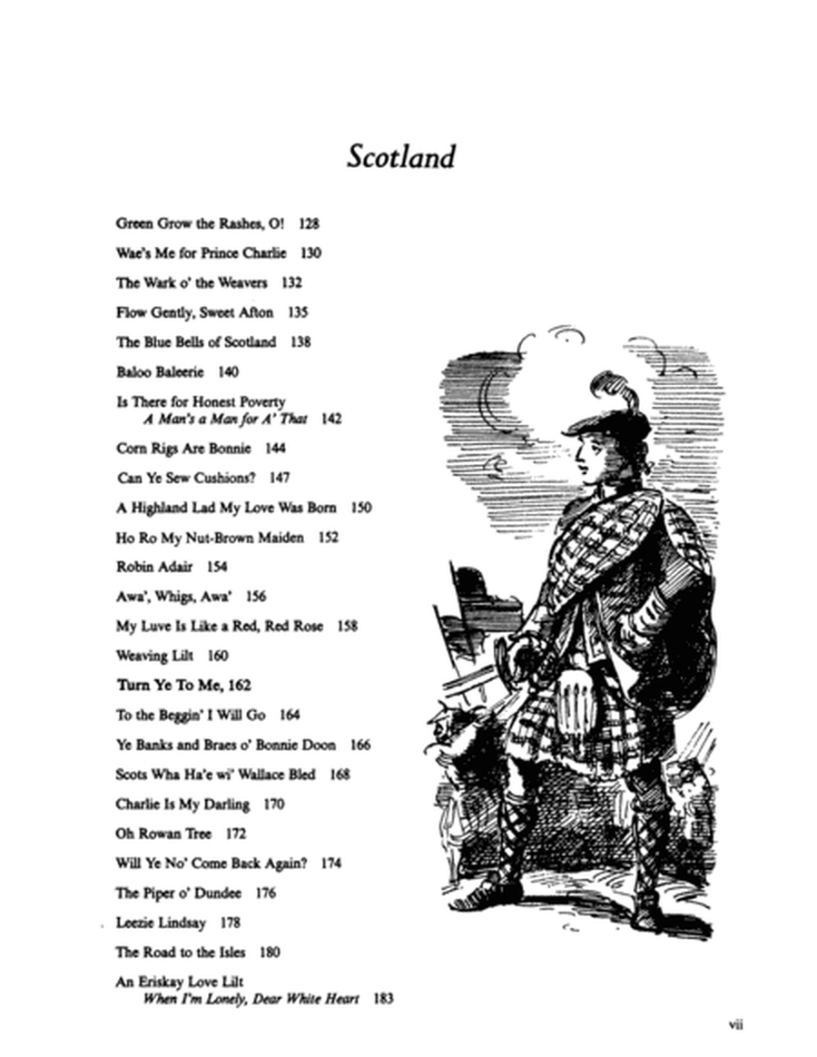 Folk Songs Of England, Ireland, Scotland and Wales Piano Vocal Guitar Book