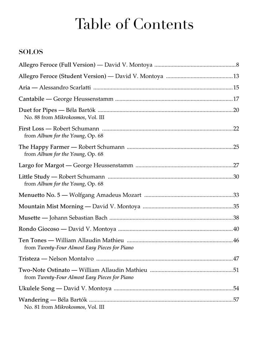 Solos and Duets for Classical Guitar Book