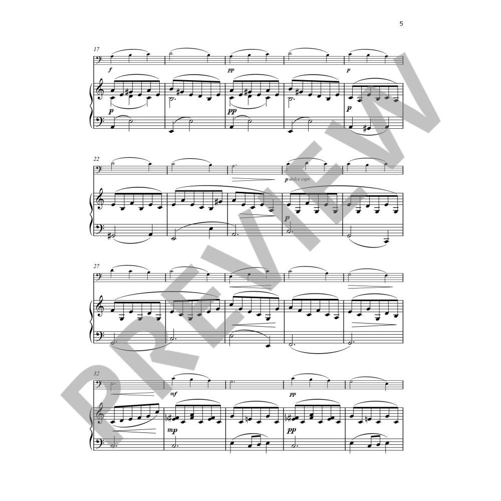Arnold Trowell - 6 Easy Concert Pieces for Cello and Piano Op 4 Nos 1-6 Book