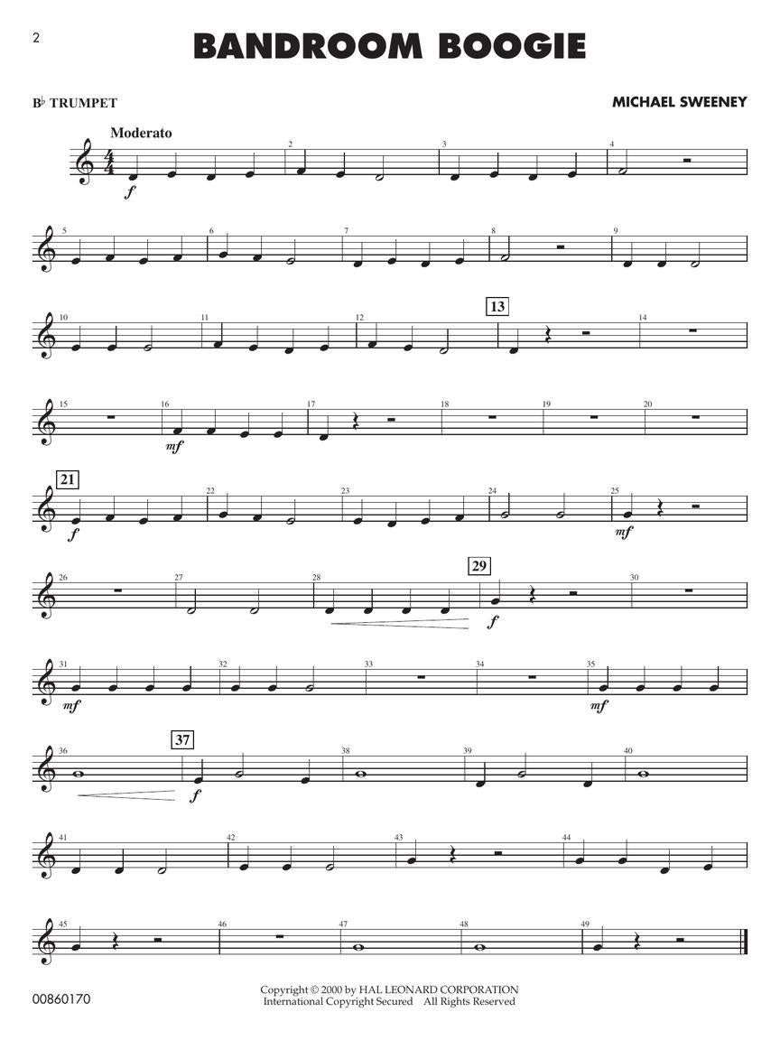Essential Elements 音乐会精选集第 2 册 - 小号分谱