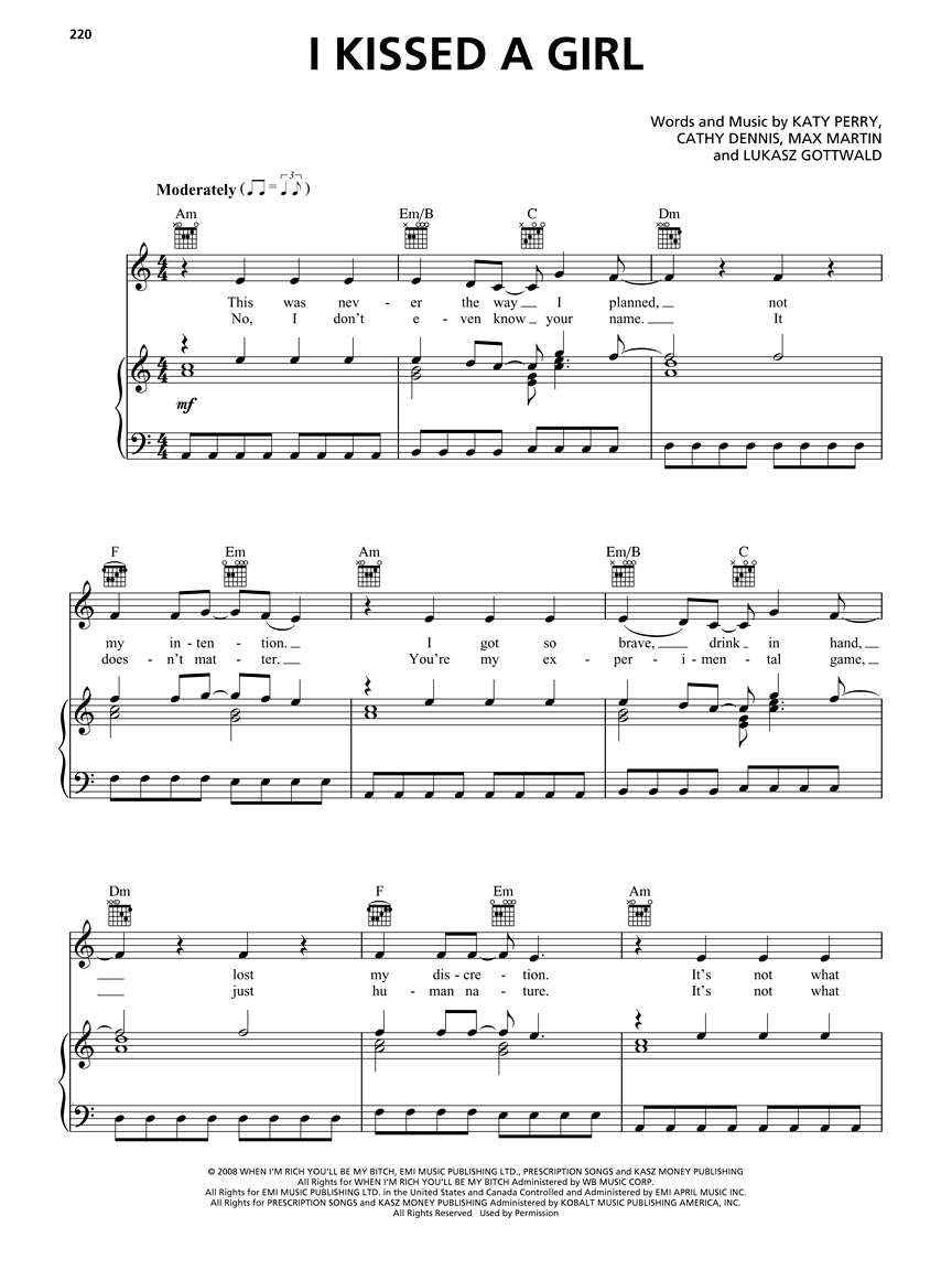 2000年代70首热门金曲 - 钢琴、声乐、吉他(PVG)伴奏乐谱/音频书