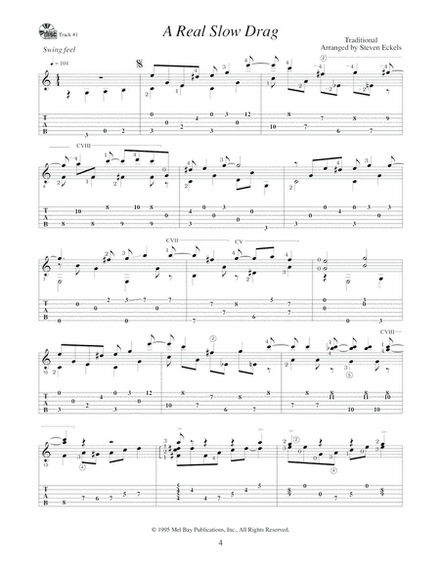 MBGU 指弹吉他课程:最佳拉格泰姆(Ragtime)教材/在线教学资源