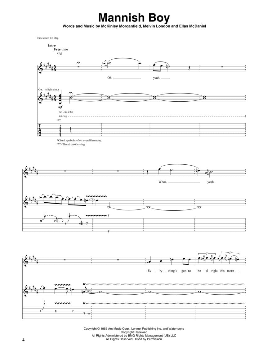 吉米·亨德里克斯 (Jimi Hendrix) - 《Both Sides Of The Sky》吉他谱书