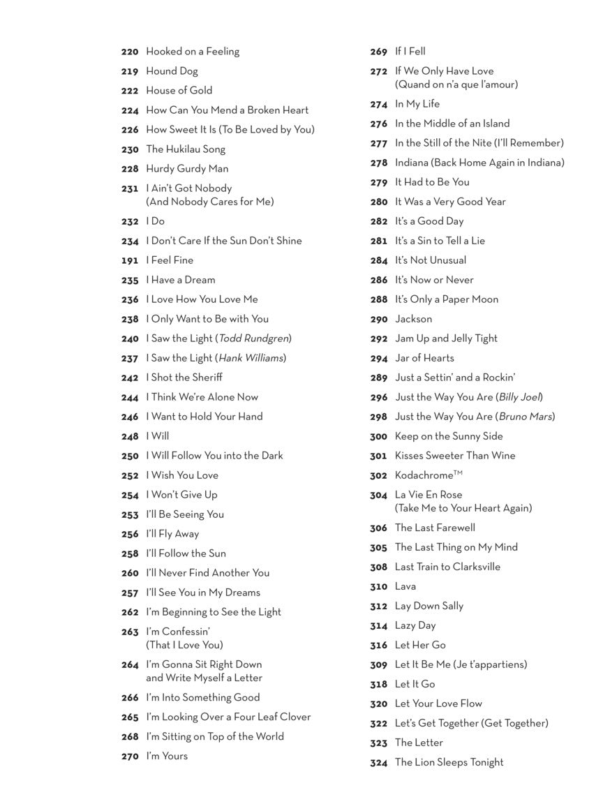 The Ultimate Ukulele Fake Book