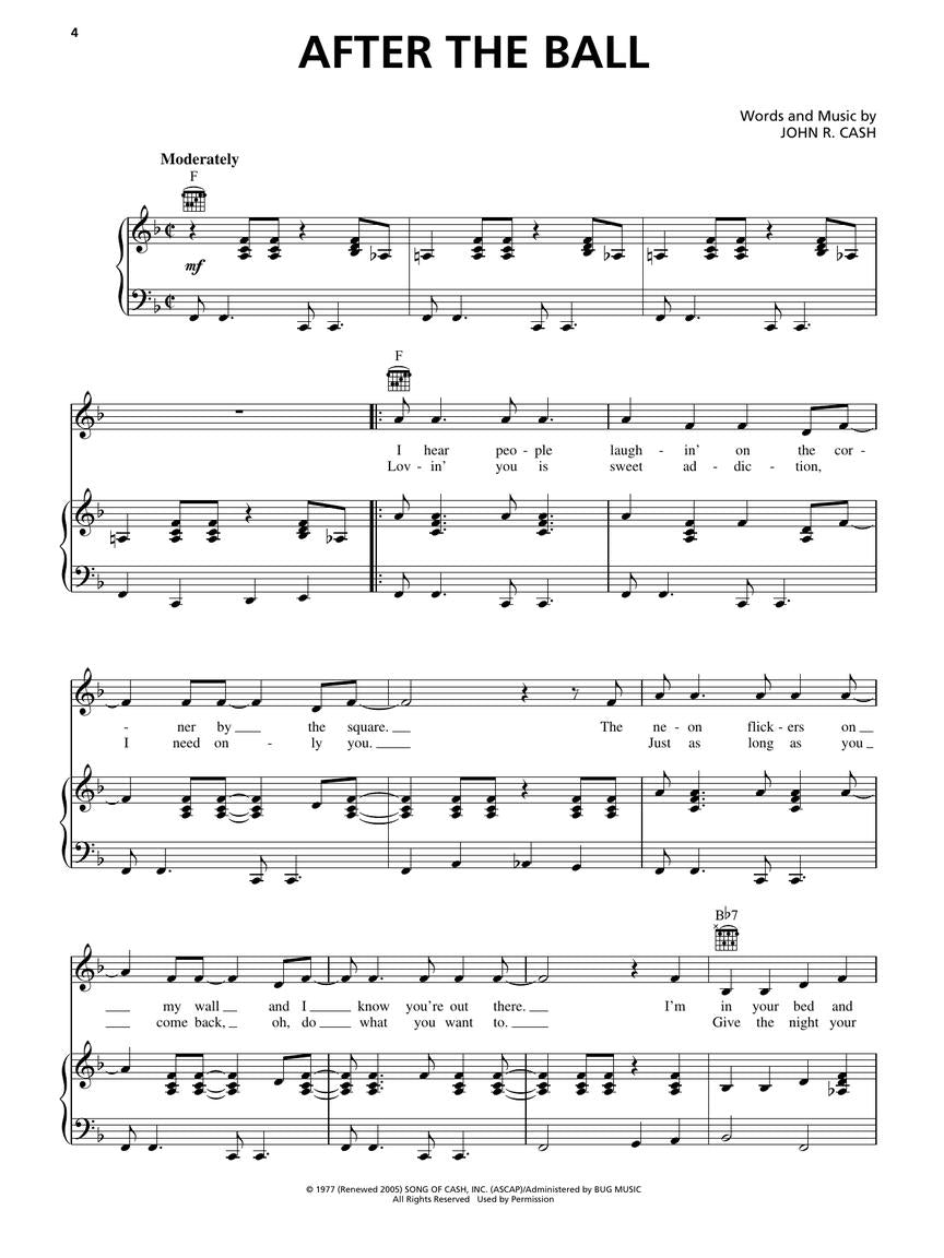 Johnny Cash Anthology PVG