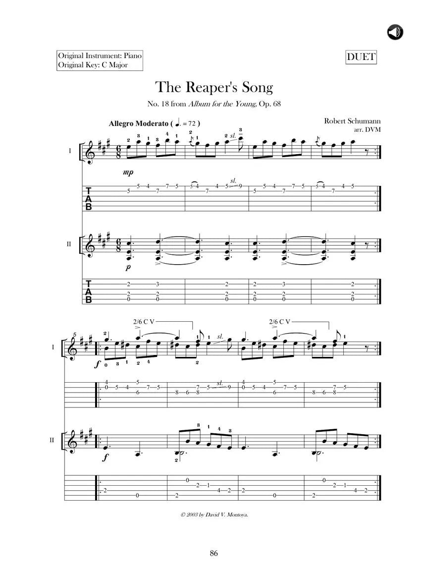 Solos and Duets for Classical Guitar Book