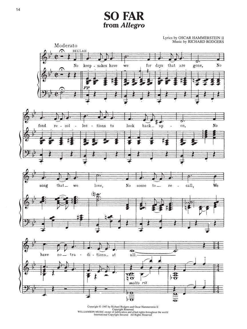 Singers Musical Theatre Anthology Volume 2 Book (Soprano)