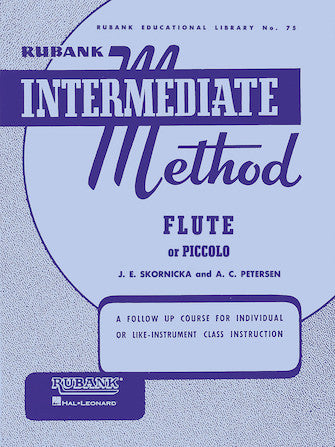 Rubank Intermediate Method - Flute/Piccolo Book