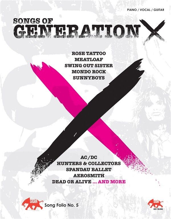 Songs Of Generation X - Piano Vocal Guitar Songbook (20 Hit Songs)
