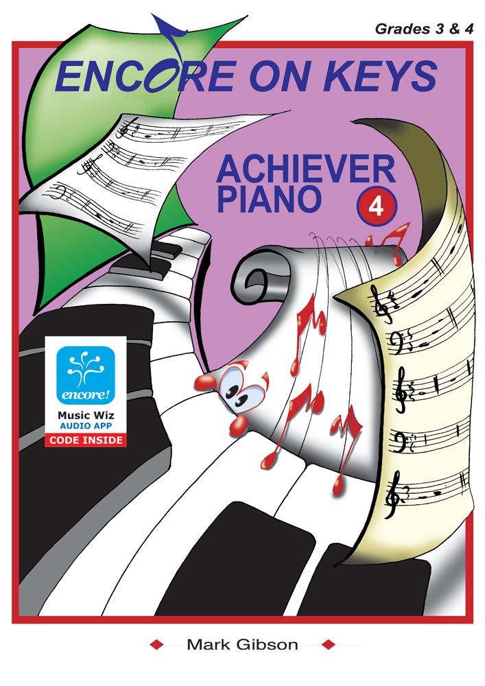 Encore On Keys Achiever - Piano Series Level 4 Book (Book/Ola)