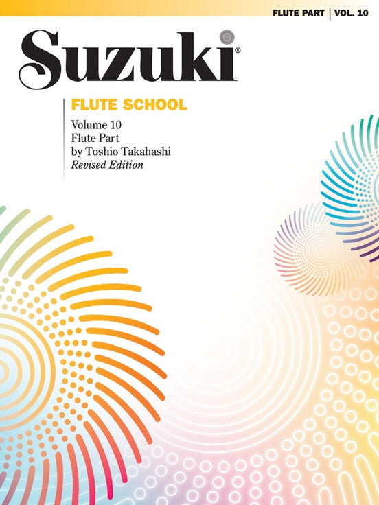 Suzuki Flute School - Volume 10 Flute Part Book (Revised Edition)