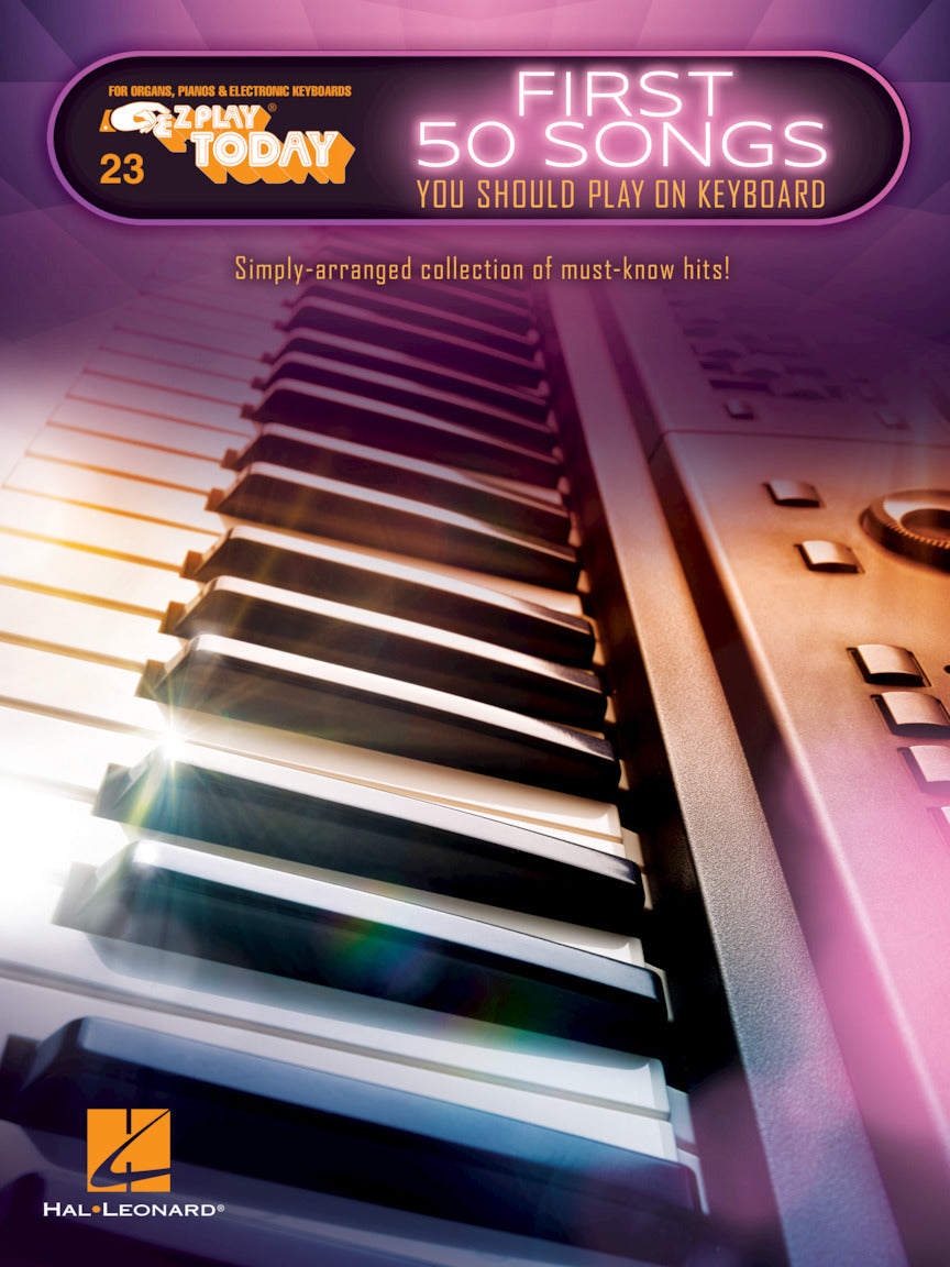 First 50 Songs To Play On Keyboard - Ez Play Piano Volume 23 Songbook