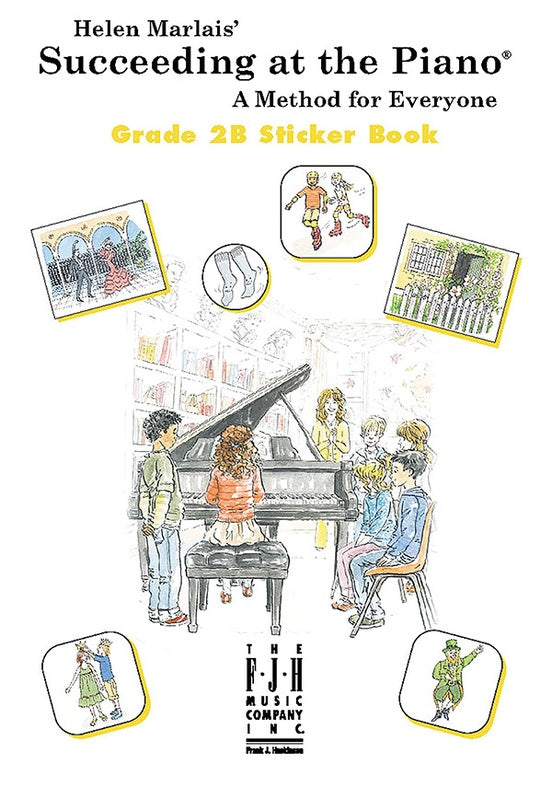 Succeeding At The Piano - Grade 2B Sticker Book