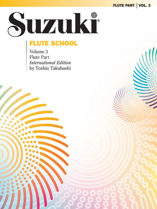 Suzuki Flute School - Volume 3 Flute Part Book