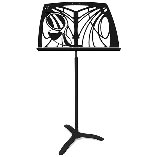 Manhasset Noteworthy French Horn Design Music Stand - Black Musical Instruments & Accessories
