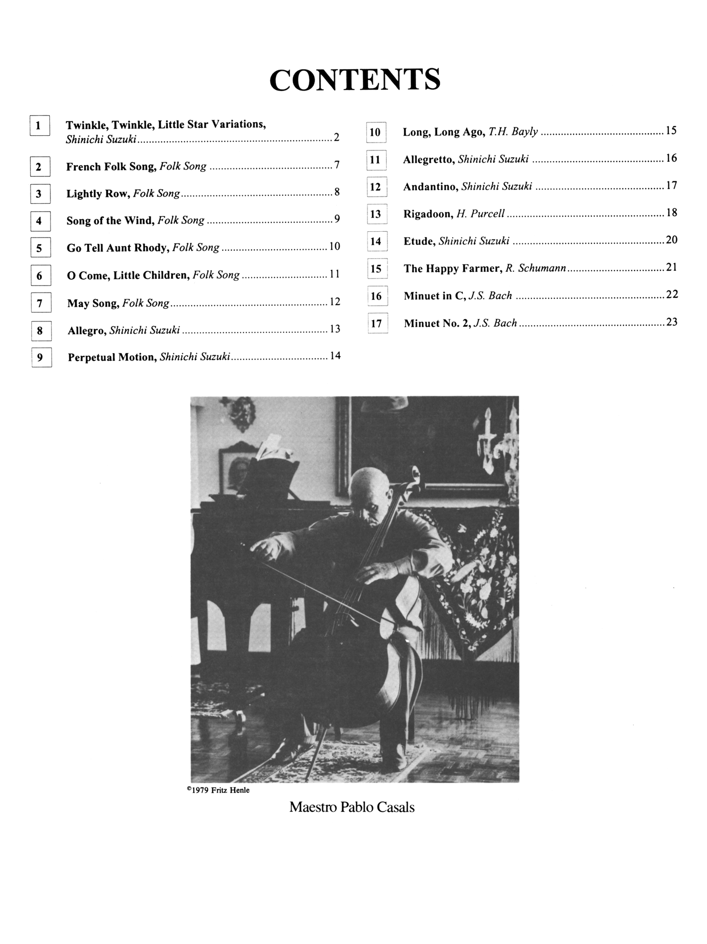 Suzuki Cello School - Volume 1 Piano Accompaniment Book