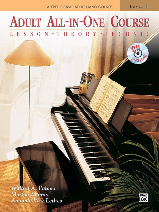 Alfreds Basic Adult All-In-One Piano Course - Book 1 (Book And Cd) & Keyboard