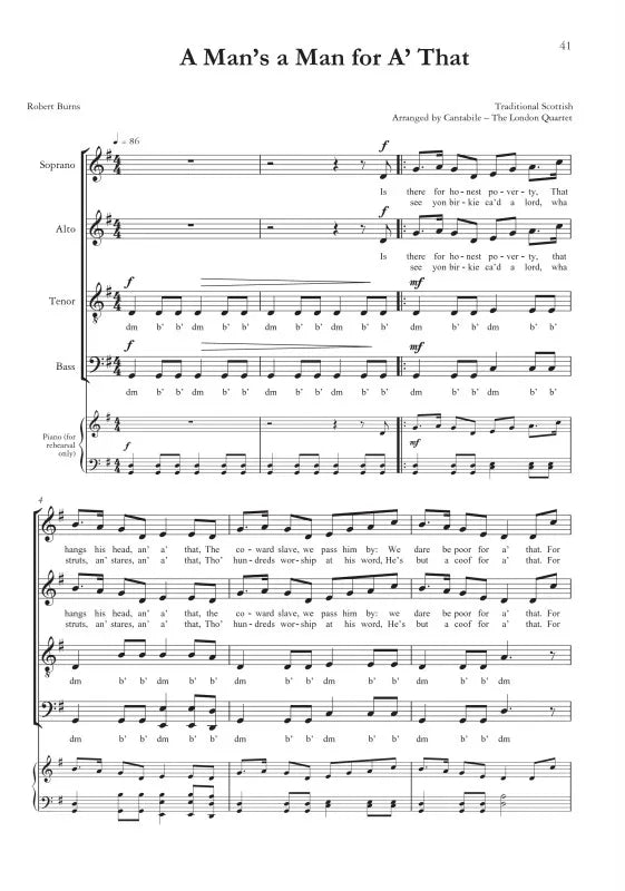 The Great British A Cappella Songbook- SATB Mixed Choir