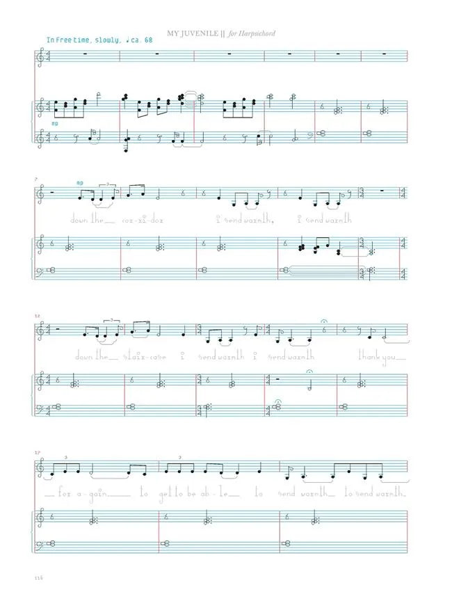 Bjork - 34 Scores For Piano Organ Harpsichord and Celeste Book