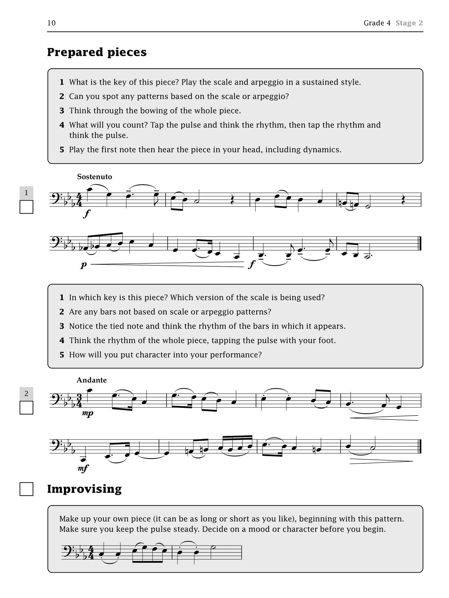 Improve Your Sight Reading - Cello Grade 4-5 Book