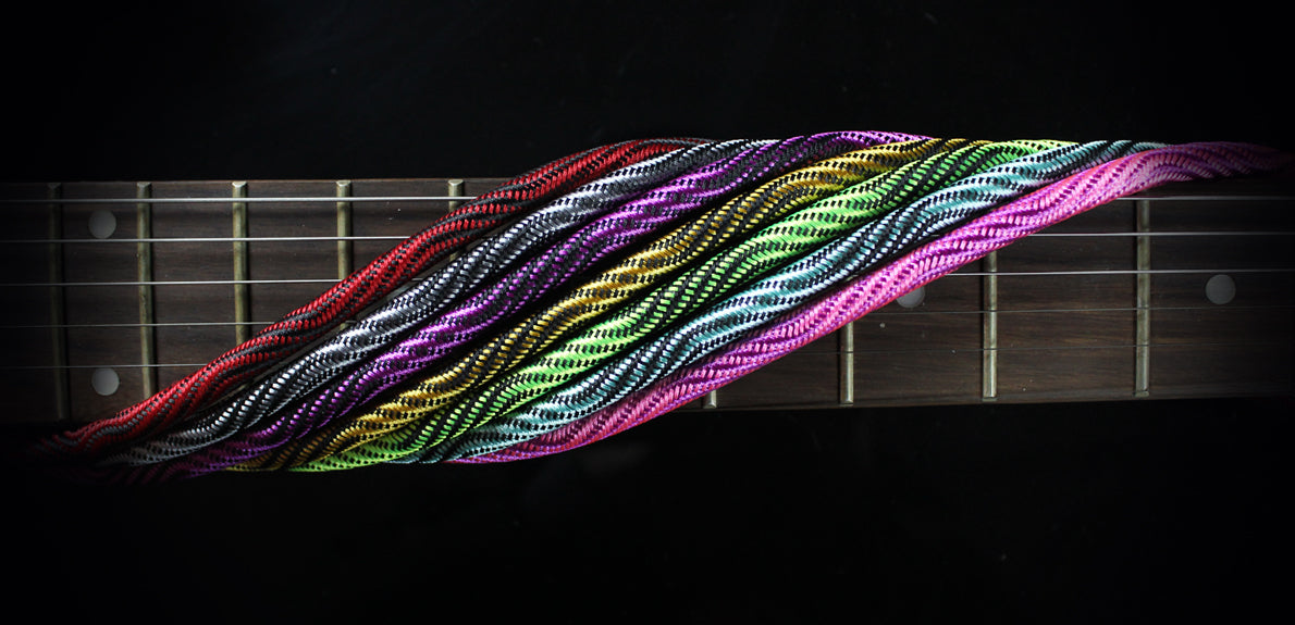 Kirlin IWB201WB 10ft Premium Plus Wave Purple Instrument Cable (Straight)