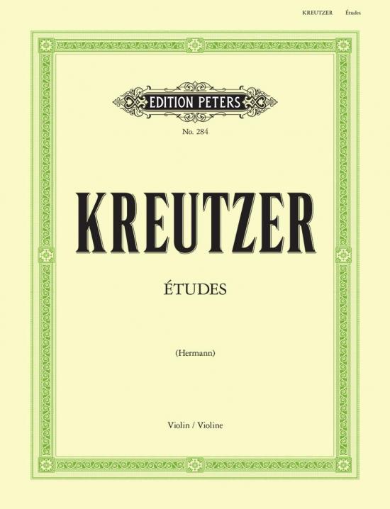 Rudolphe Kreutzer - Etudes 42 Studies For Violin Book