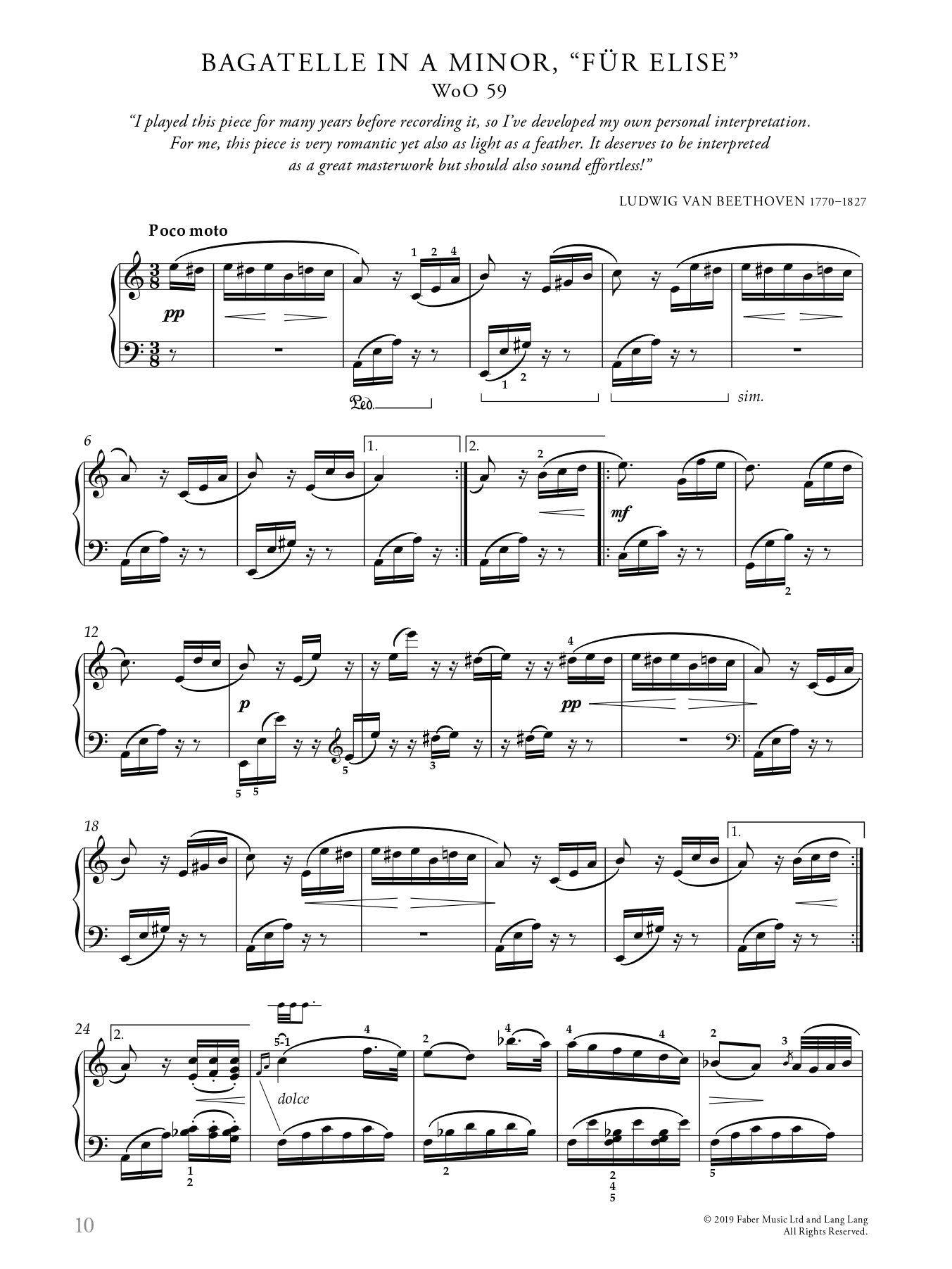 Lang Lang Piano Book - 29 Pieces For Solo Piano