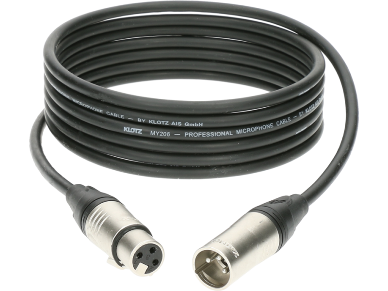 Klotz M1 K M1 Professional Microphone Cable With XLR 3P F/M By Klotz - 5m