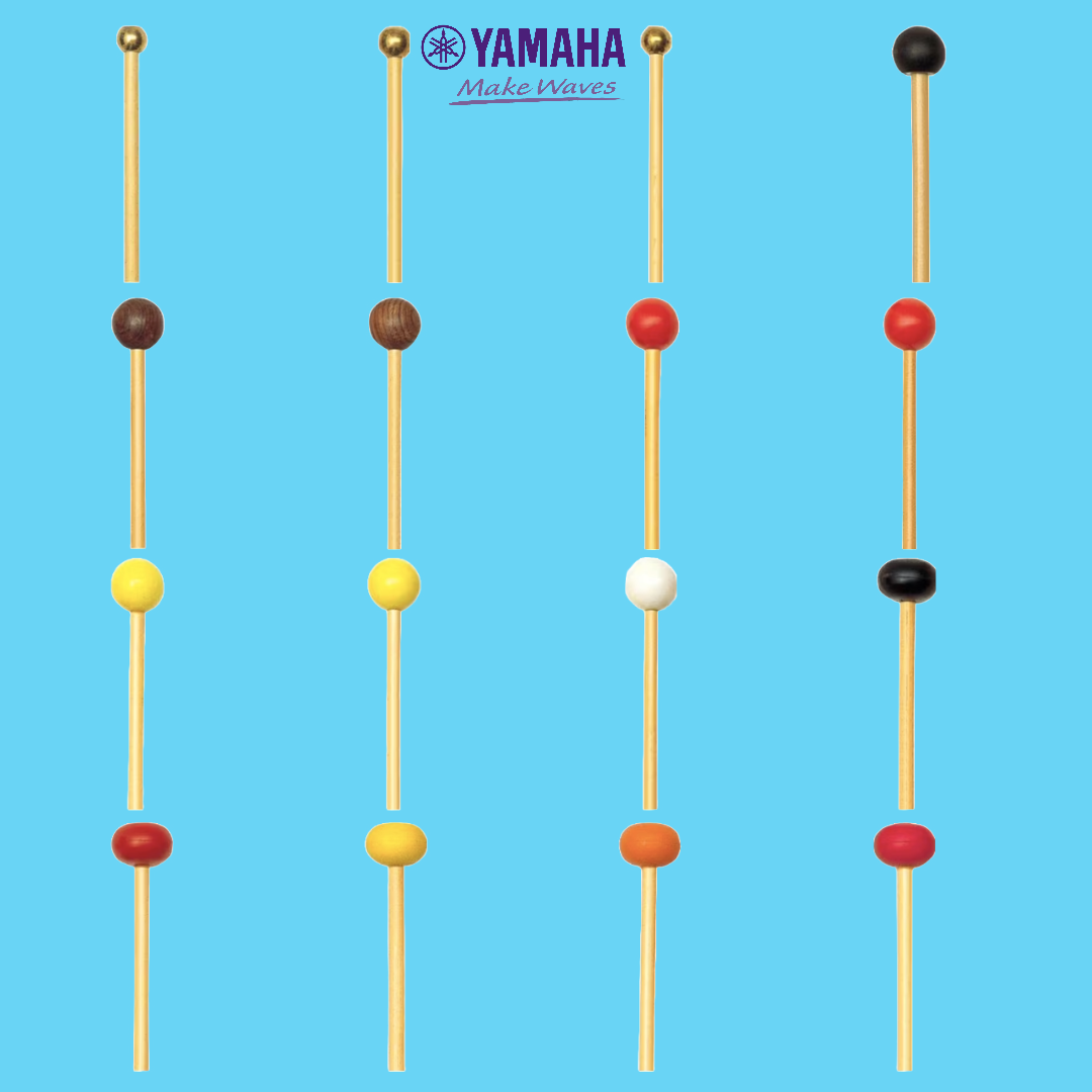 Yamaha Yarn Wound Rattan Pro Marimba Mallet - Very Soft (36mm x 23mm)