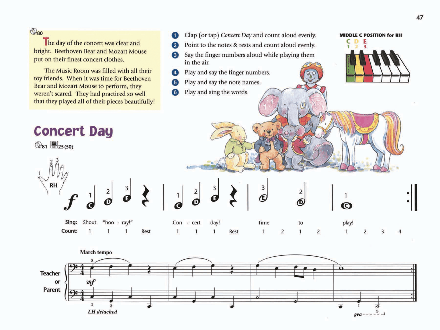 Alfred's Music For Little Mozarts - Lesson Book 1