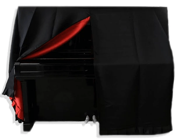 Yamaha U1 Upright Polyester Piano Cover with Red Underfelt