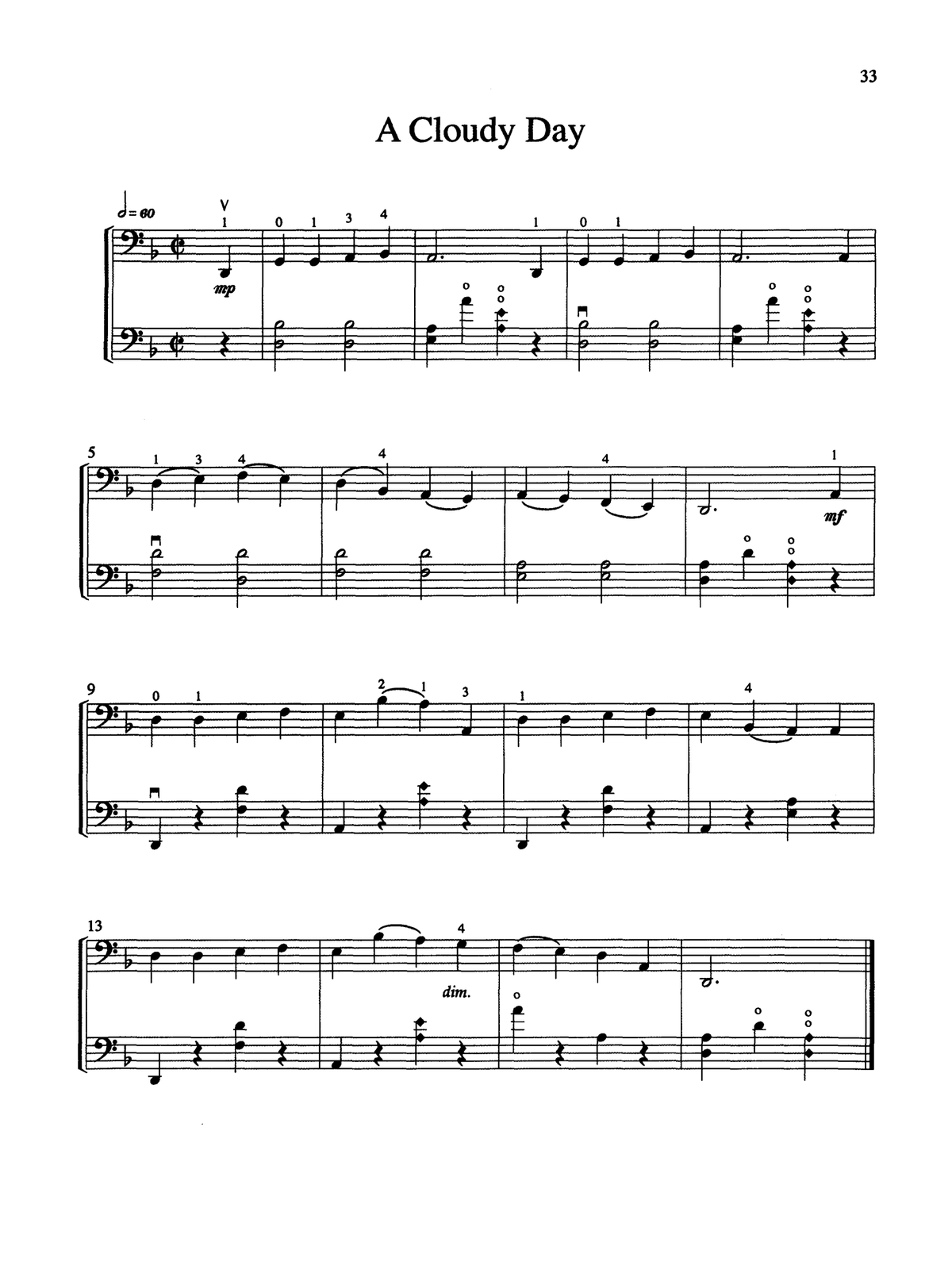 瑞克·穆尼 - 大提琴把位练习曲 第一册