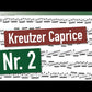 Kreutzer - 42 Studies or Caprices For Violin Book