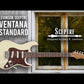 Sceptre Ventana Standard - Double Cutaway Olympic White Left Handed Electric Guitar