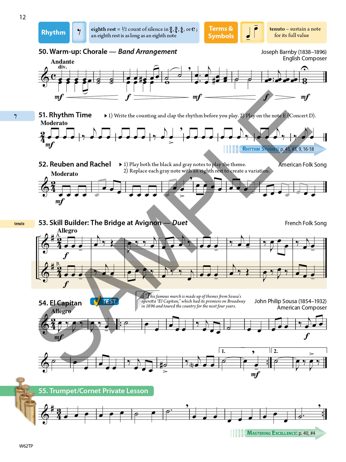 Tradition Of Excellence - 小号/短号练习曲集 2 (教材/在线媒体)