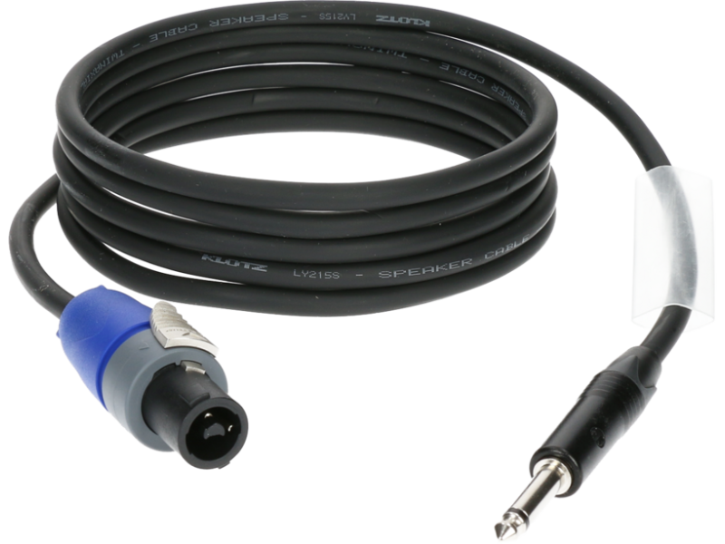 Klotz SC1-SP 2 X 1.5mm Speaker Cable Pvc Speakon 2P F (Nl2Fx) - Jack 2P M - 3m