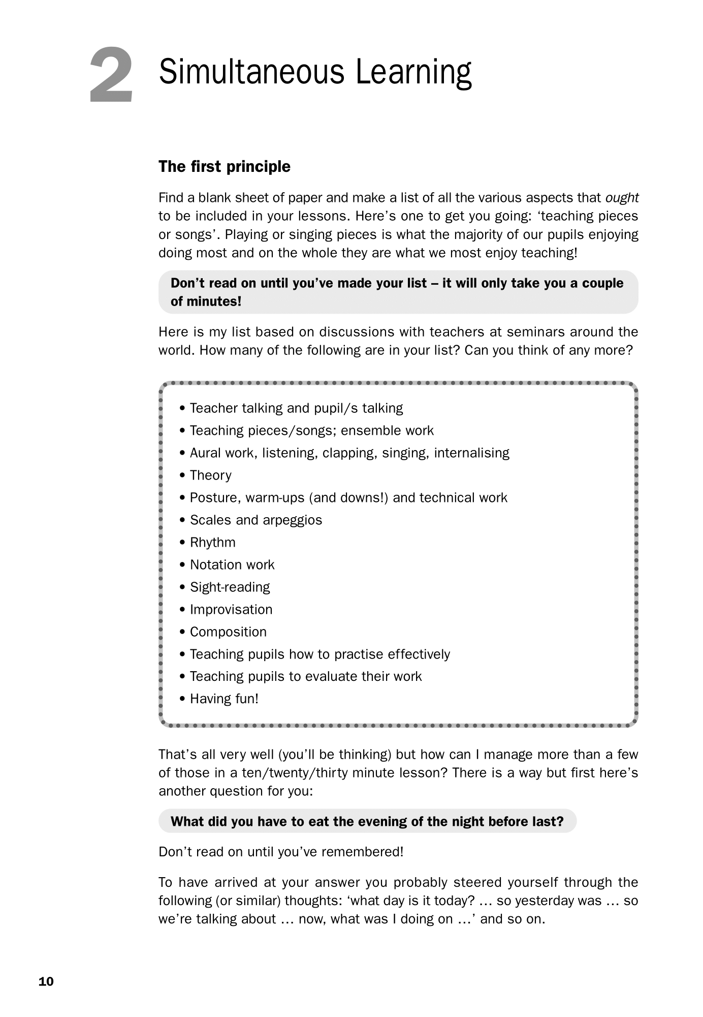 Improve Your Teaching - Essential Handbook for Instrumental & Singing Teachers