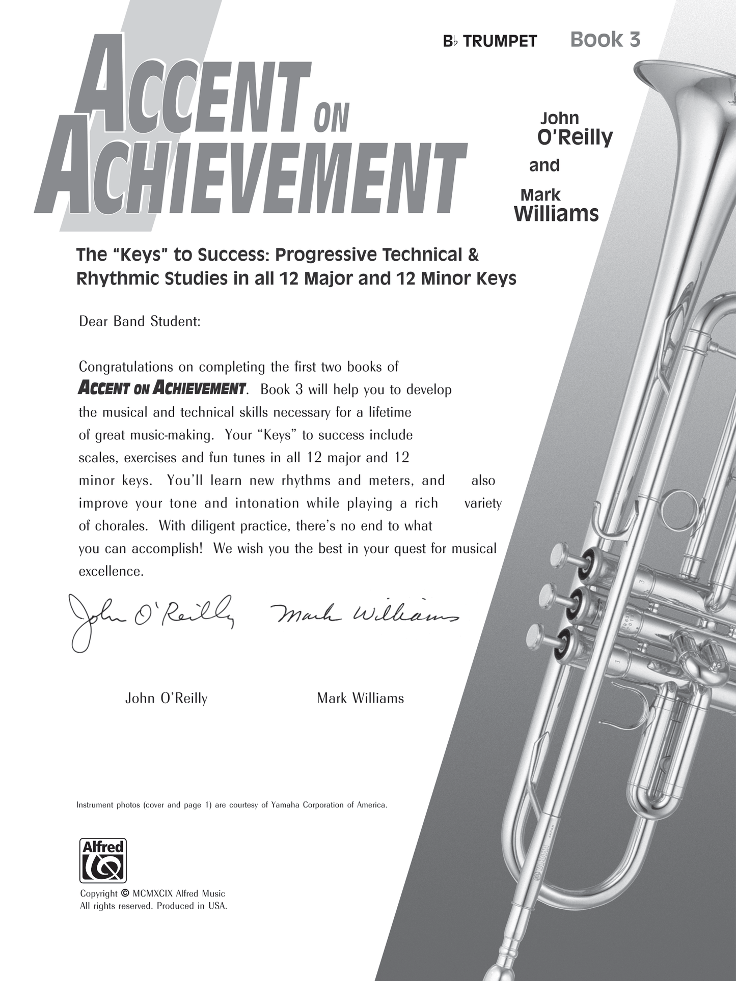Accent On Achievement - Trumpet Book 3 (Book/Ola)