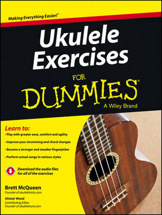 Ukulele Exercises For Dummies Book Guitar & Folk