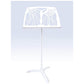 Manhasset Noteworthy Celtic Cross Design Music Stand - White Musical Instruments & Accessories
