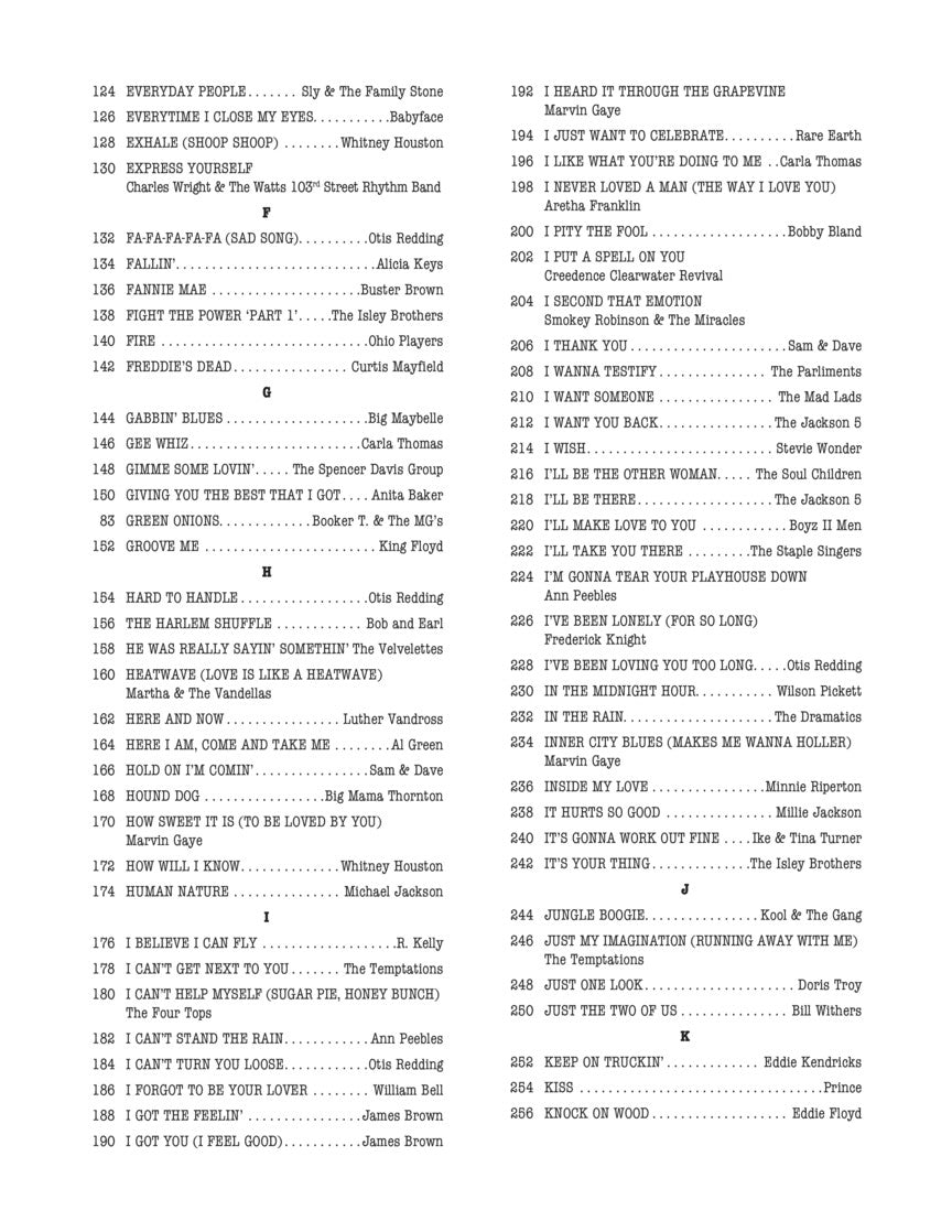 The Real R&B Book - B Flat Instruments (256 Hits)