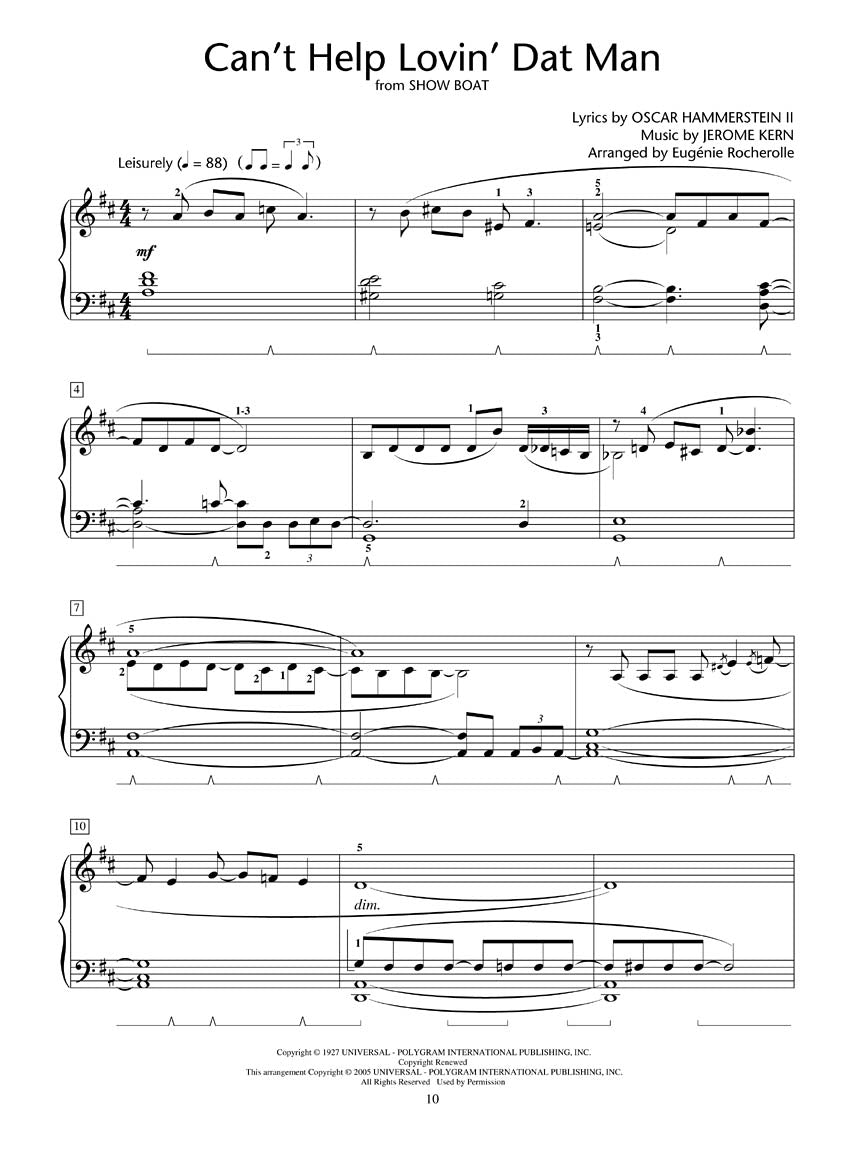 HLSPL 作曲家展示系列 - 杰罗姆·克恩钢琴经典曲集