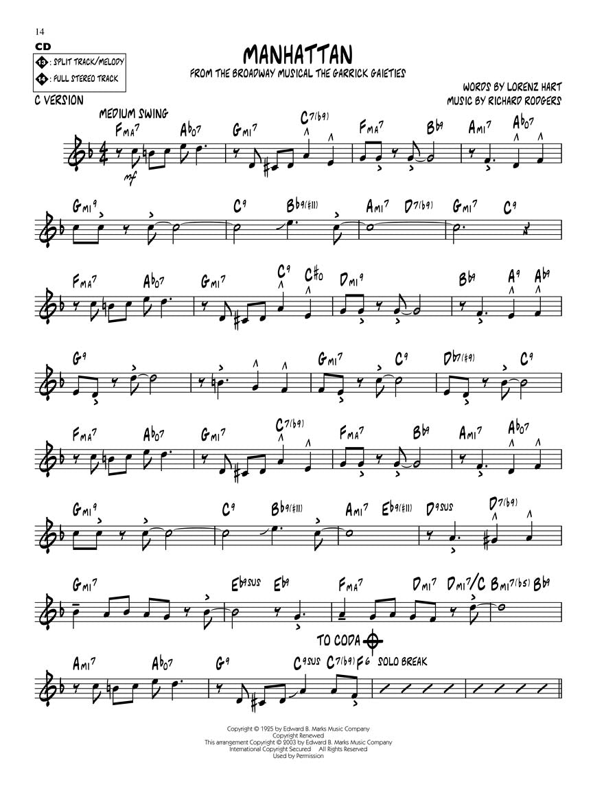 Rodgers And Hart Classics - Jazz Play Along Book/Cd