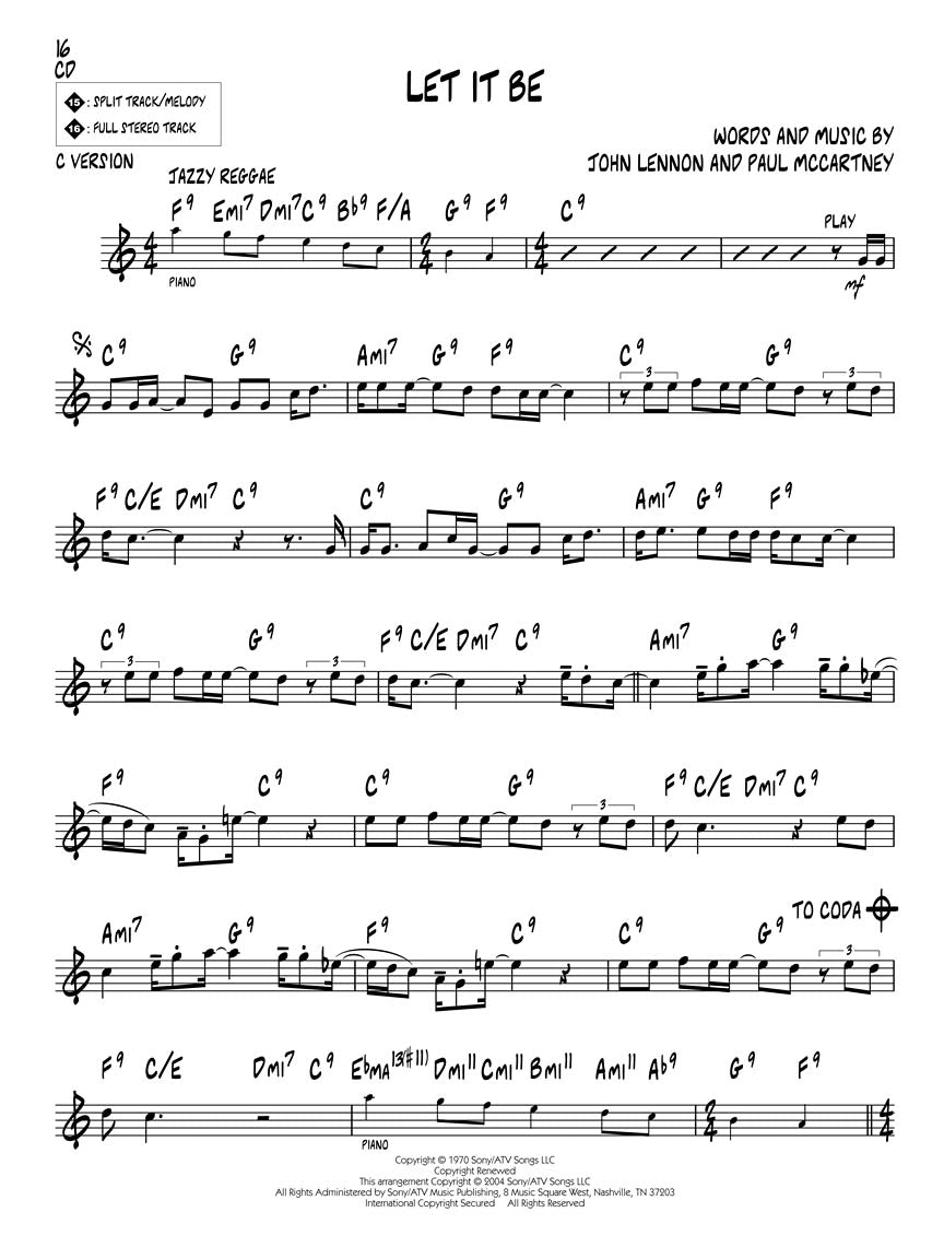 Lennon & McCartney - Jazz Play Along 第 29 卷(附书/CD)